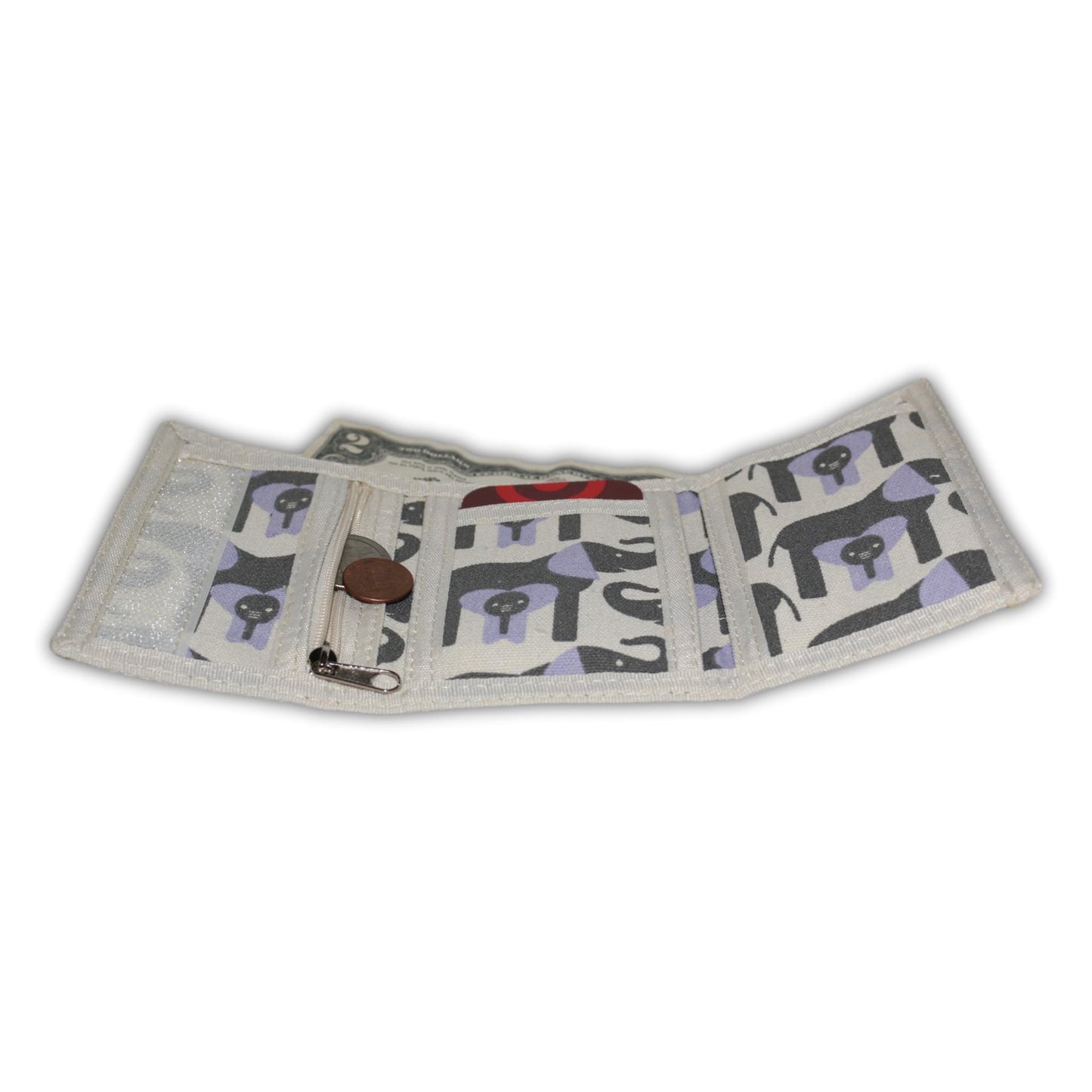 Tri Fold Wallet Elephant