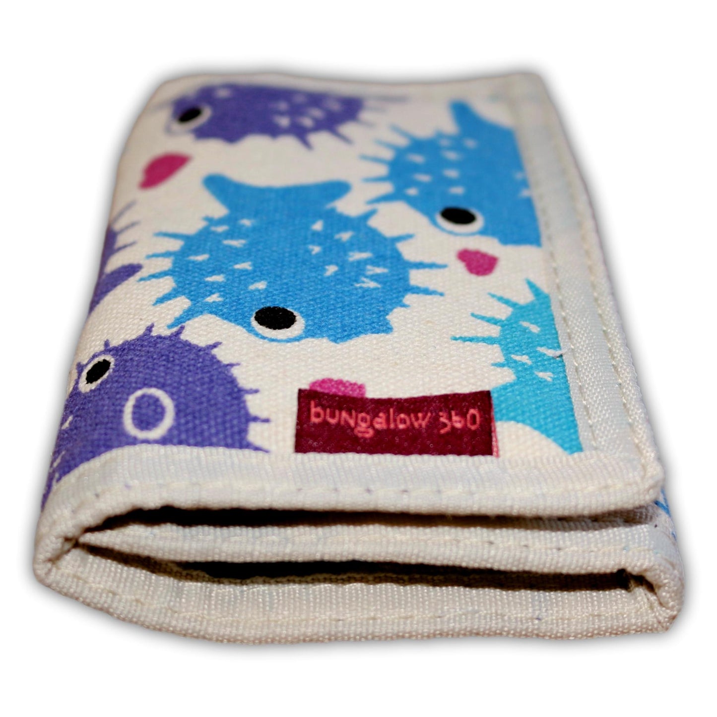Tri Fold Wallet Puffer Fish