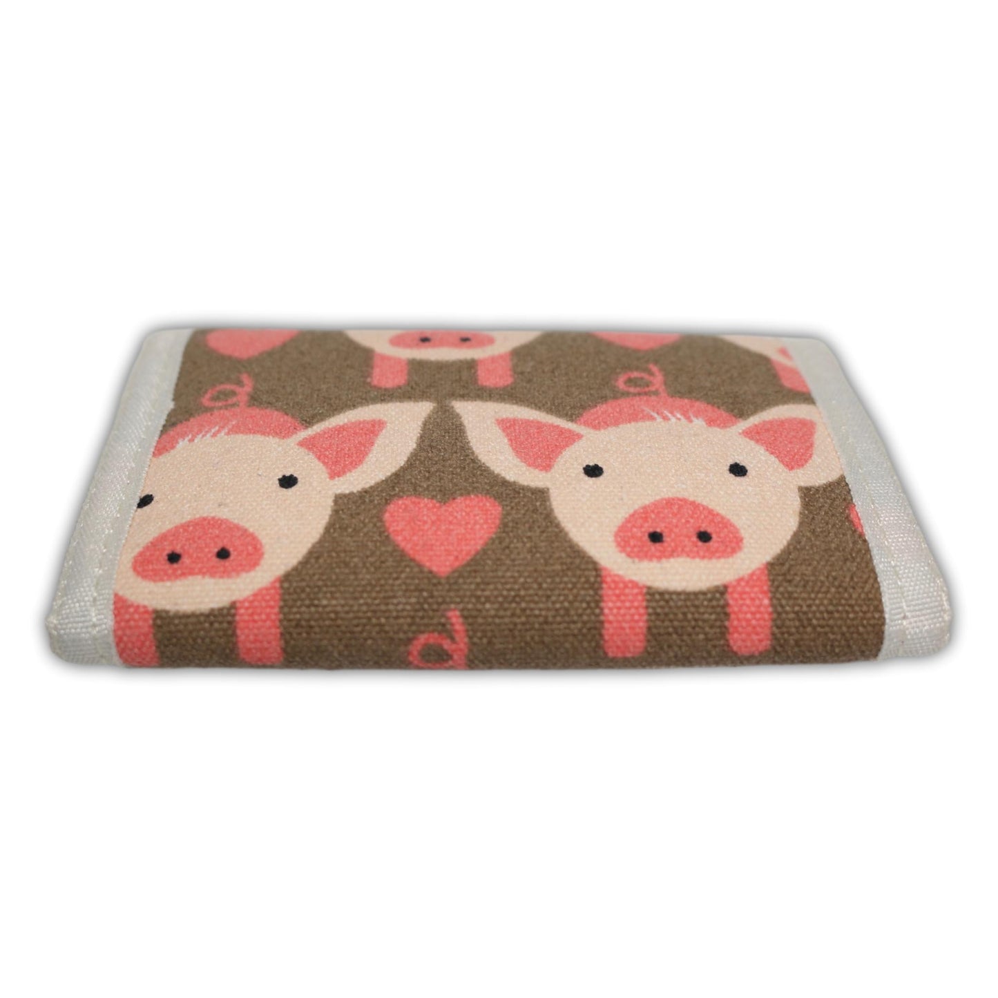 Tri Fold Wallet Pig