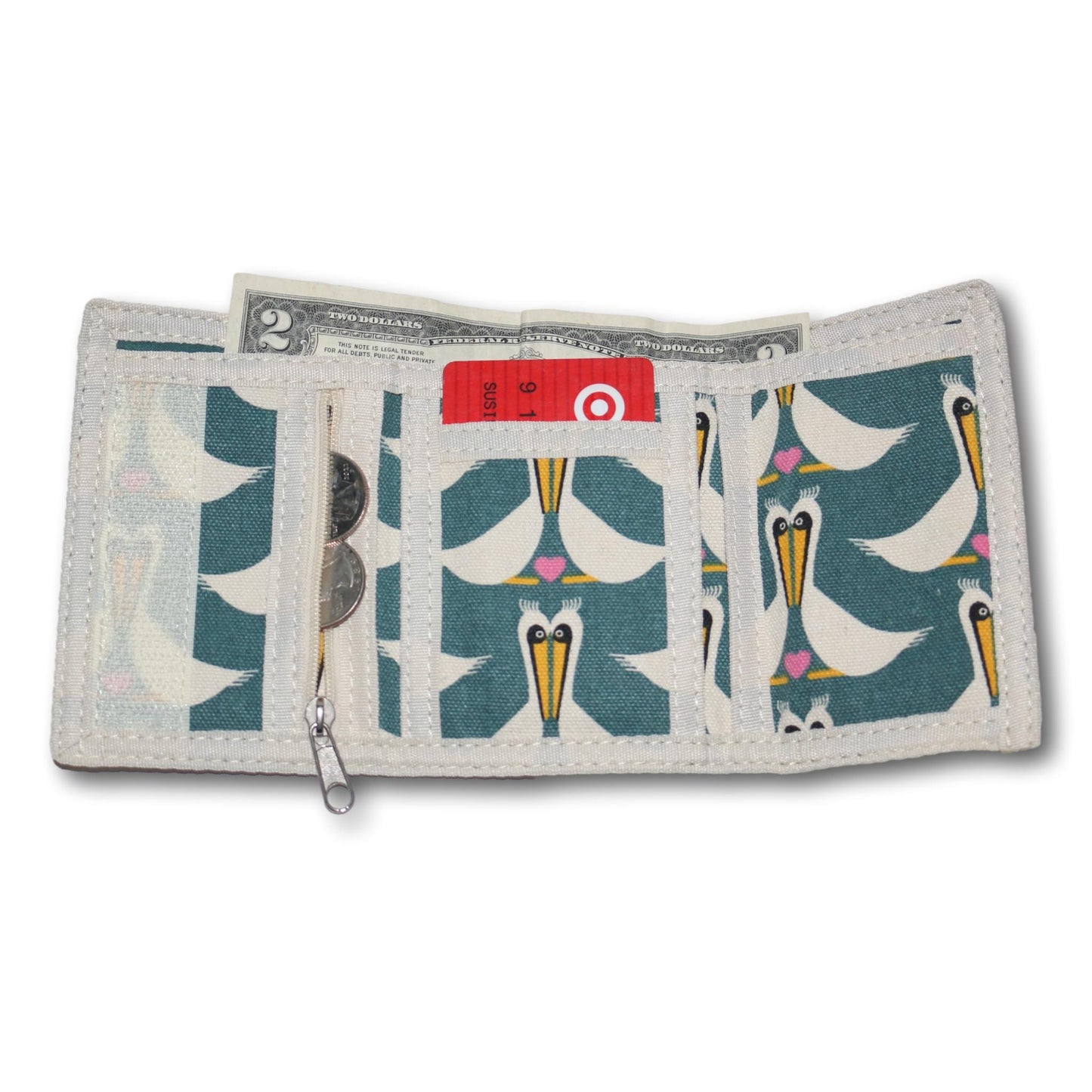 Tri Fold Wallet Pelican