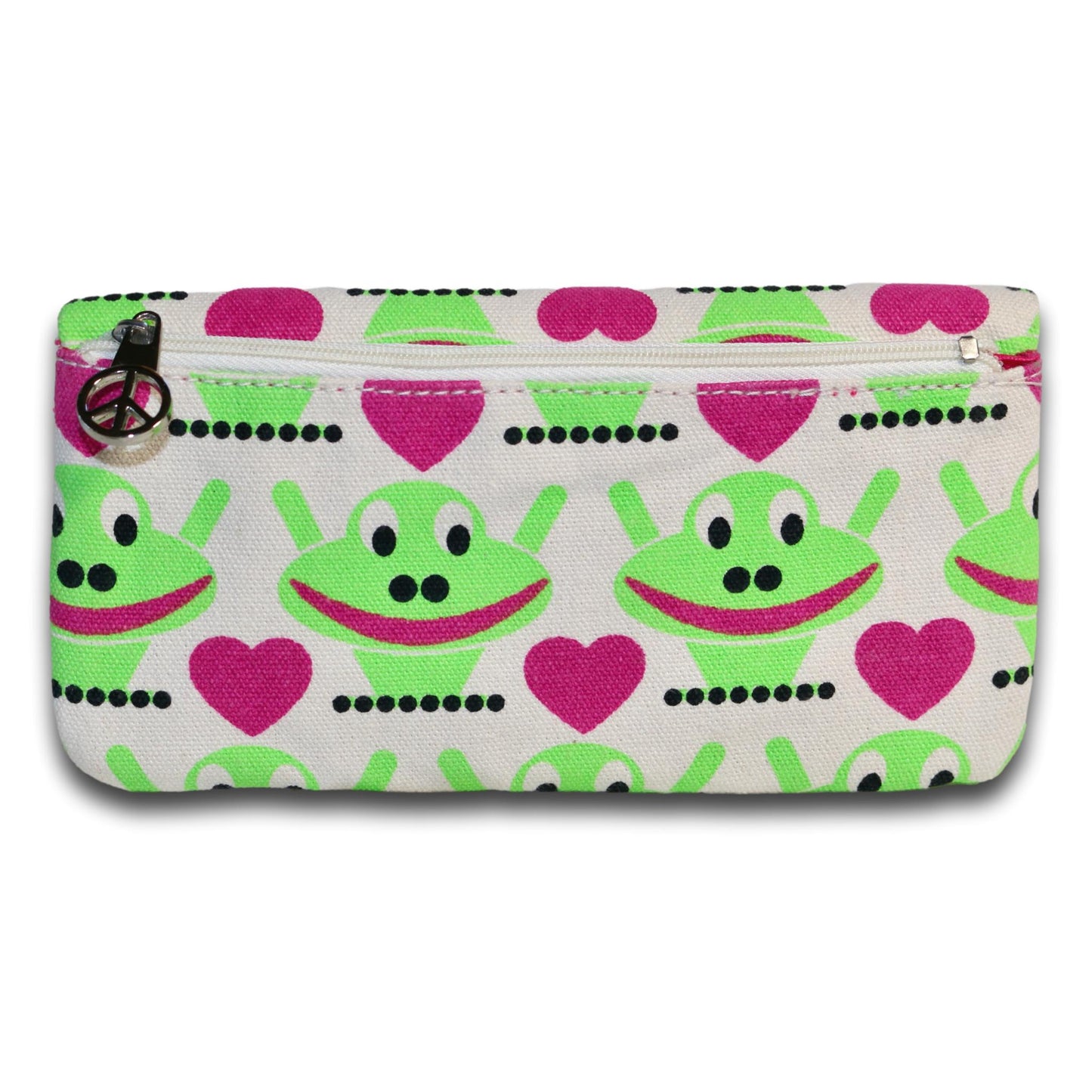Vintage Velcro Wallet Alien Frog