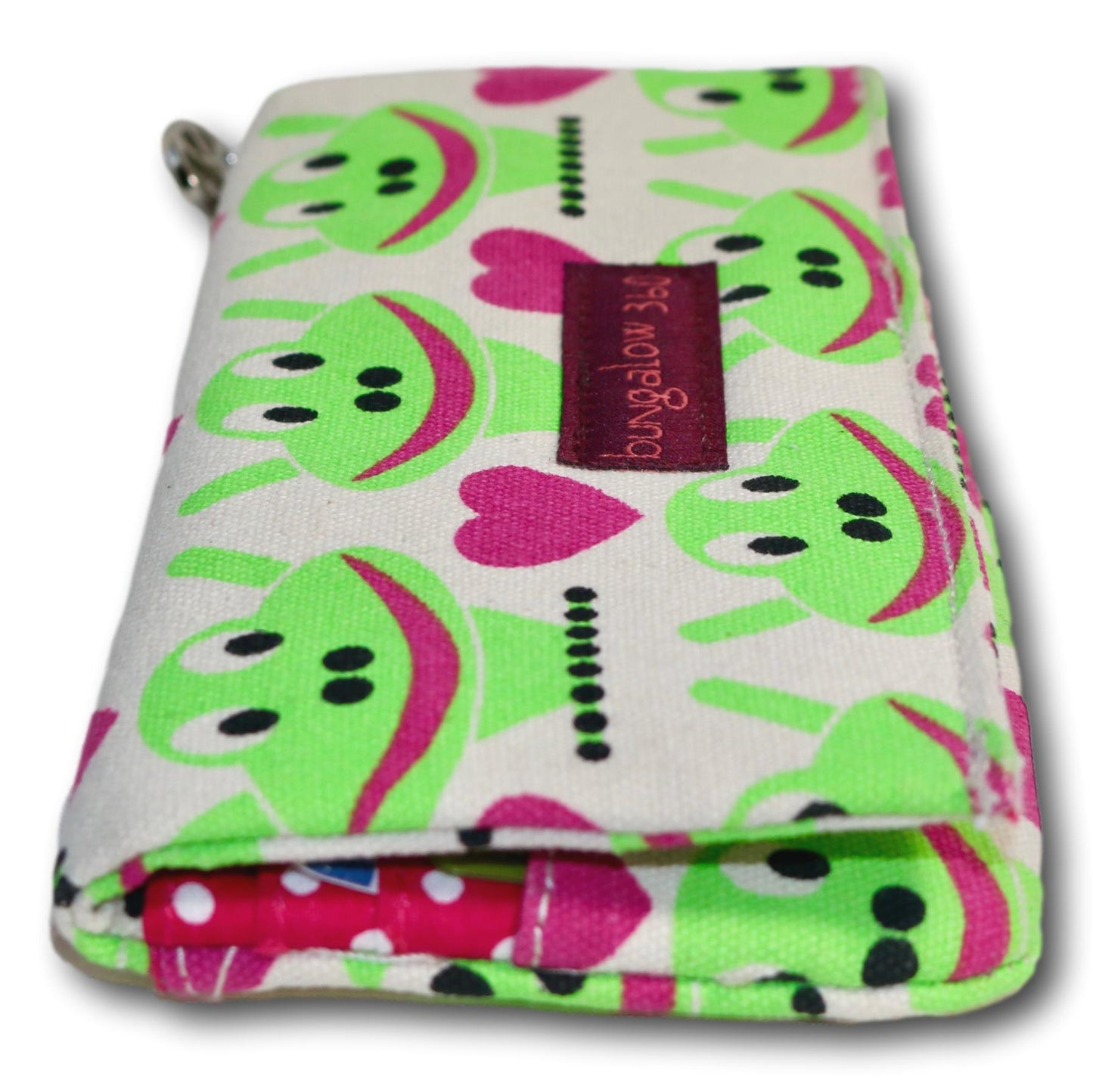 Vintage Velcro Wallet Alien Frog