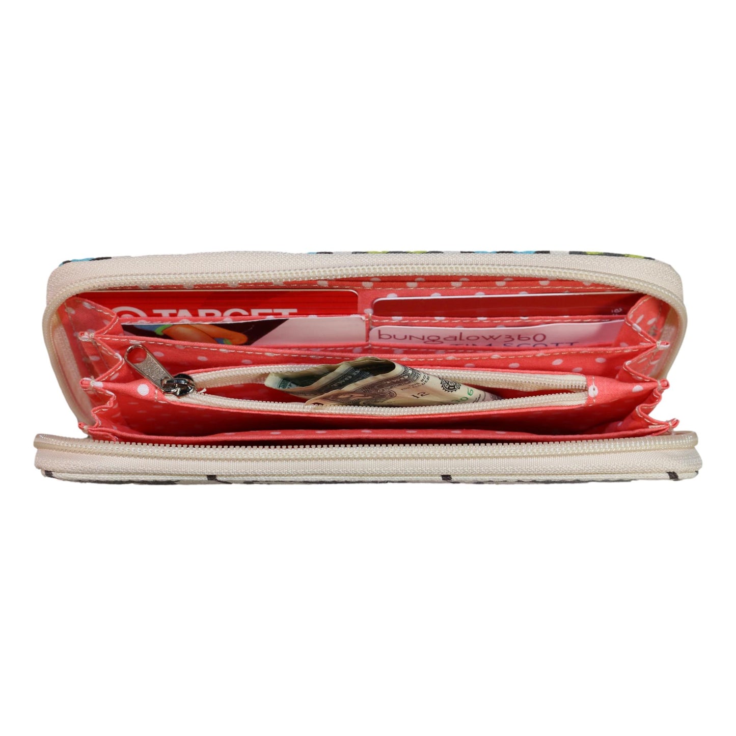 Zip Around Wallet Cat
