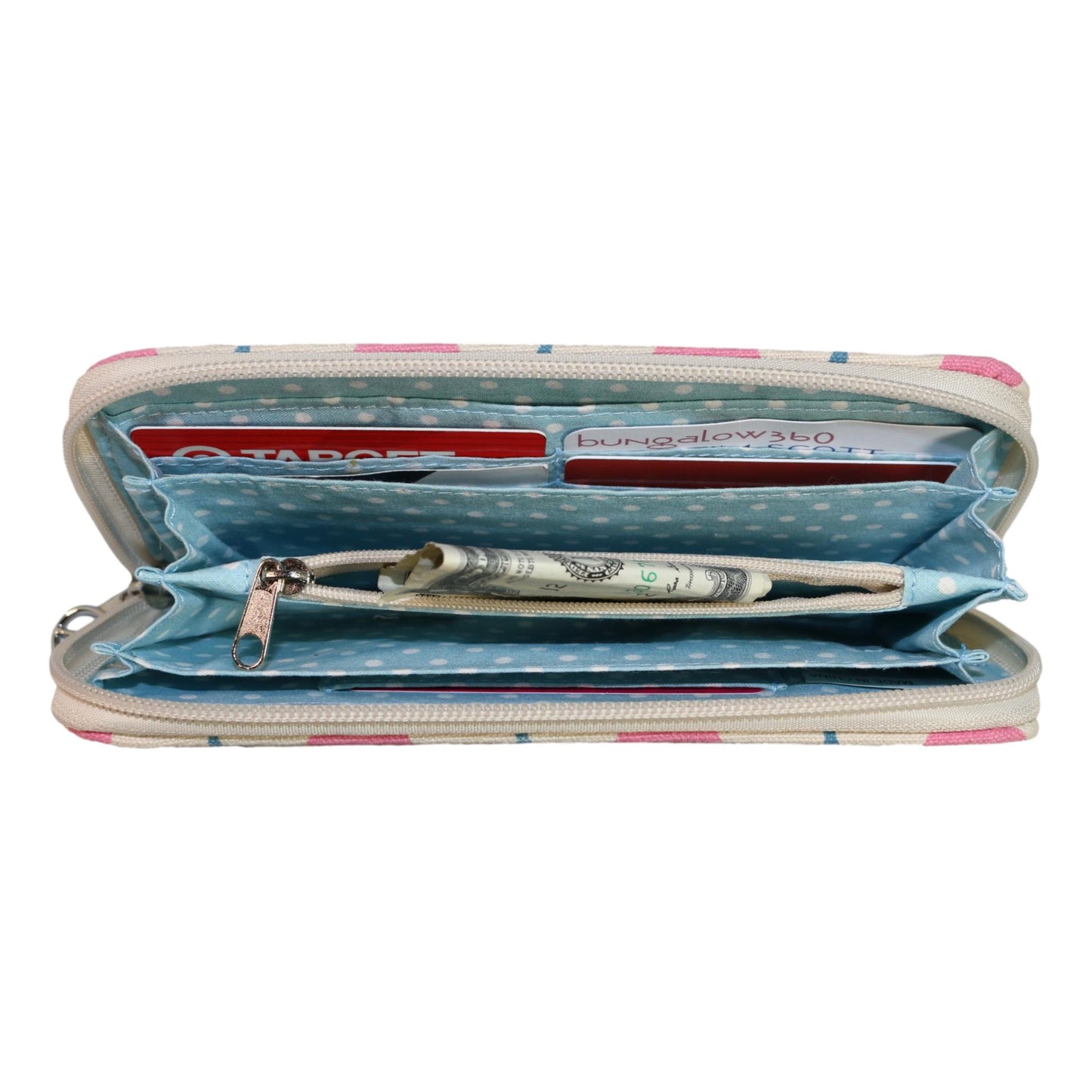 Zip Around Wallet Dolphin