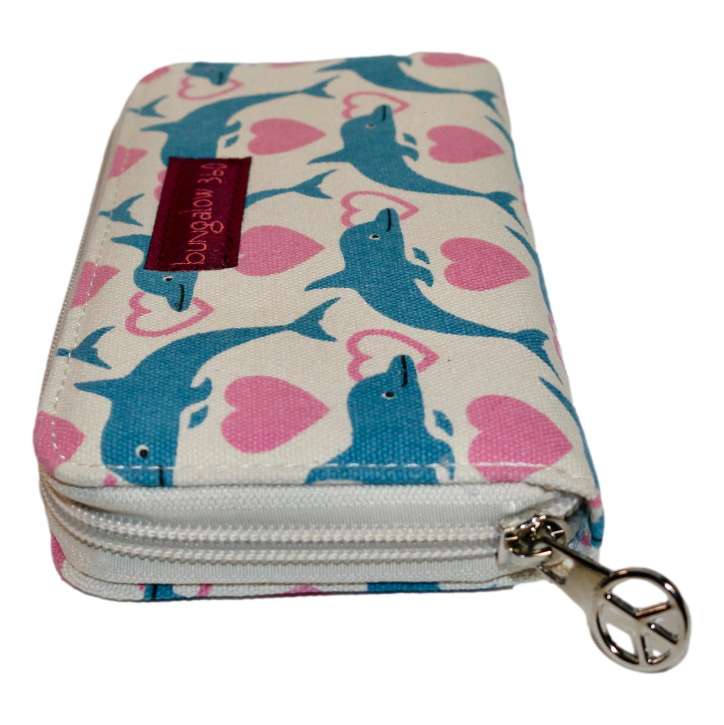 Zip Around Wallet Dolphin