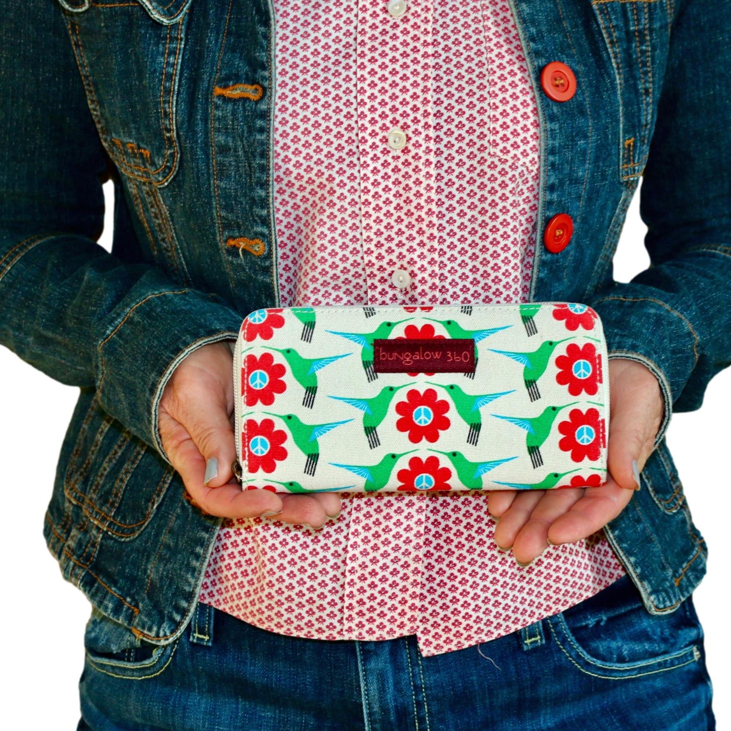 Zip Around Wallet Hummingbird