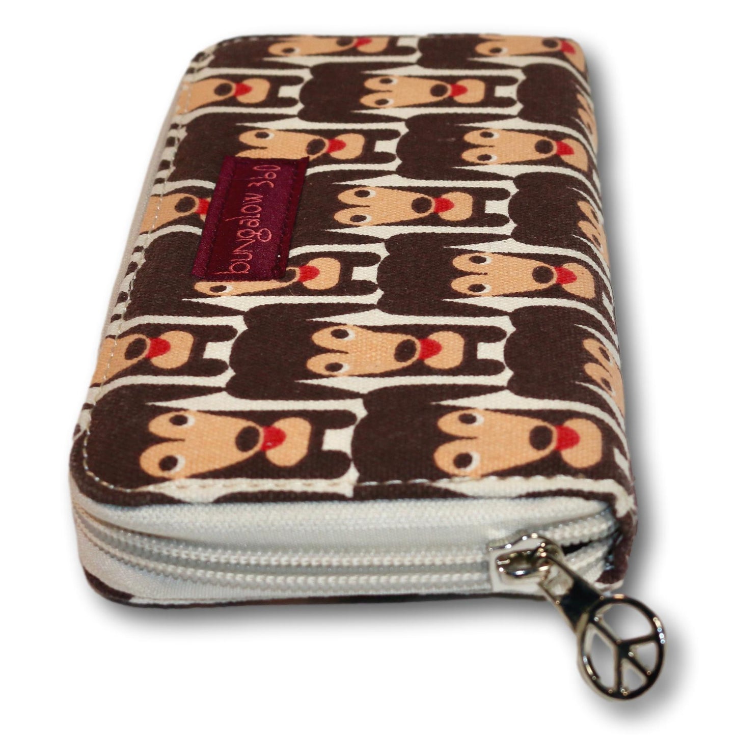 Zip Around Wallet Happy Dog