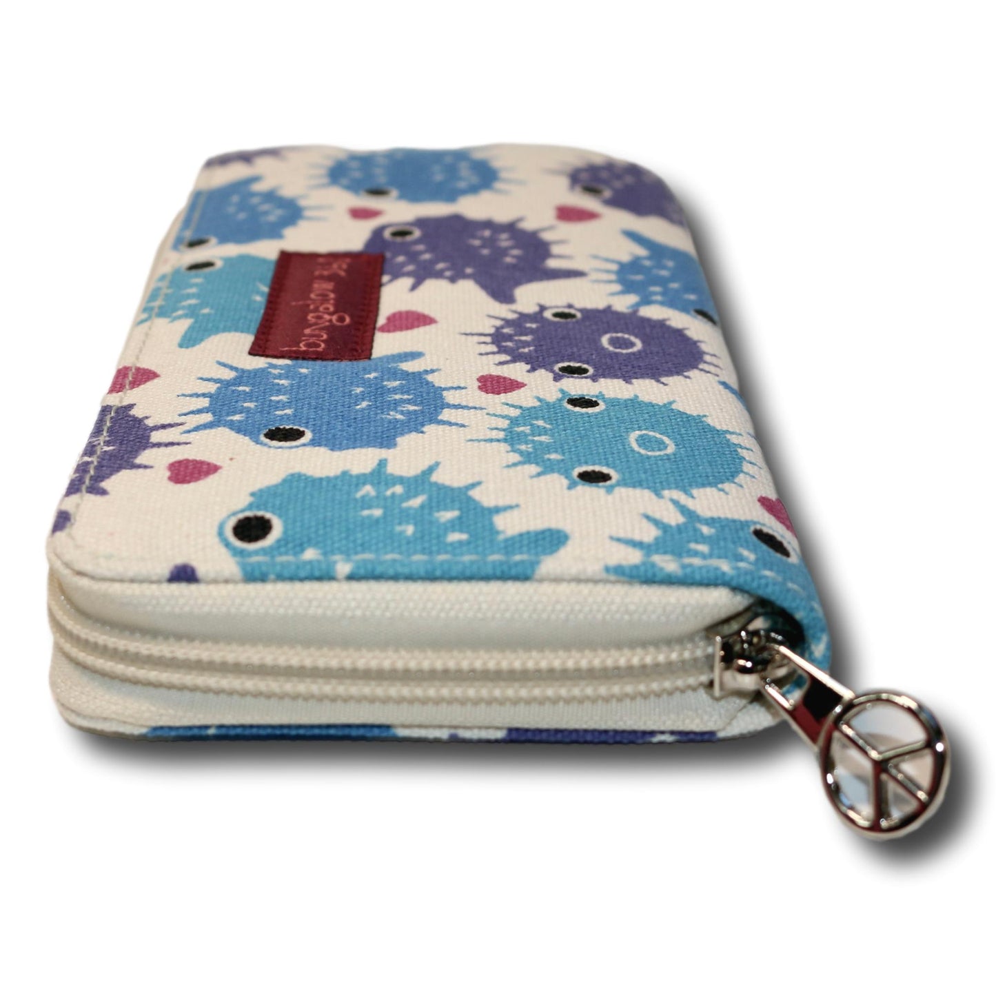 Zip Around Wallet Puffer Fish