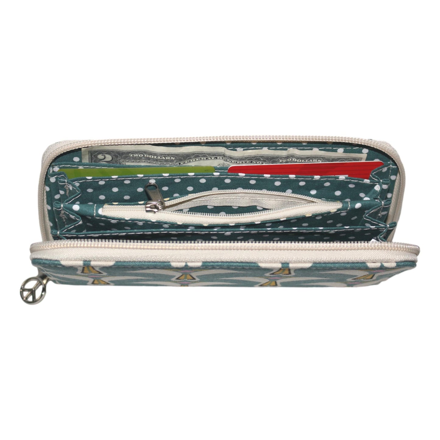 Zip Around Wallet Pelican