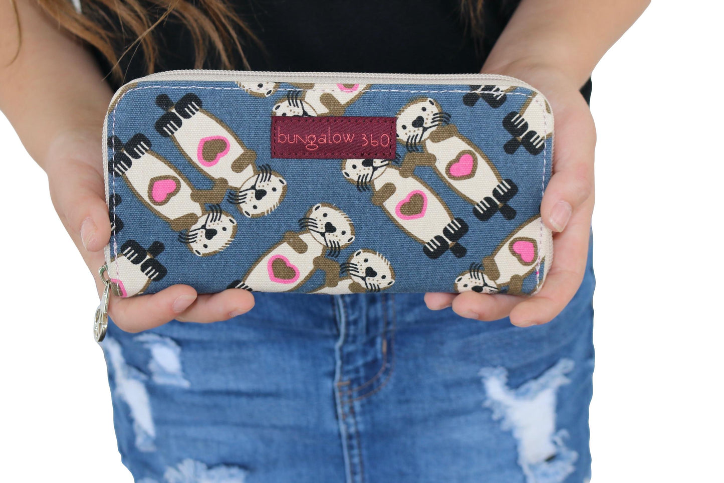 Zip Around Wallet Sea Otter