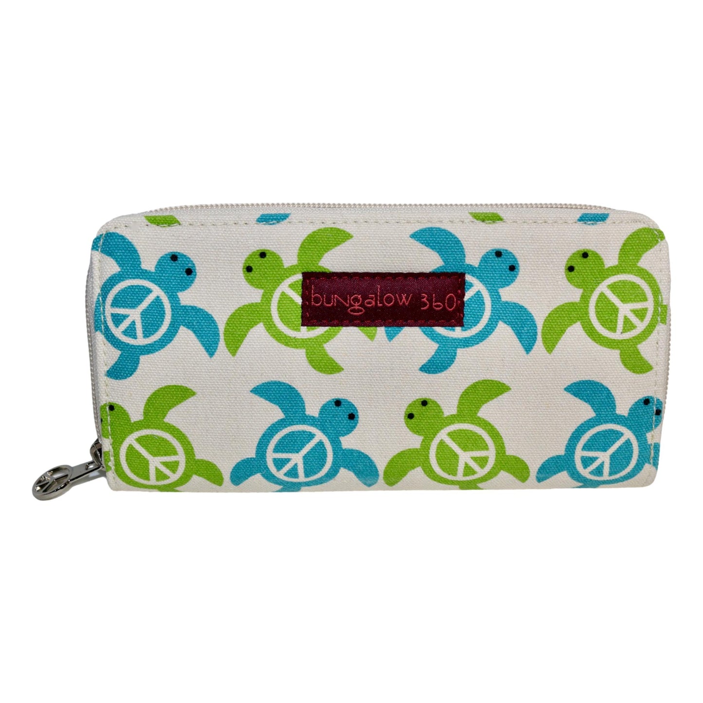 Zip Around Wallet Sea Turtle
