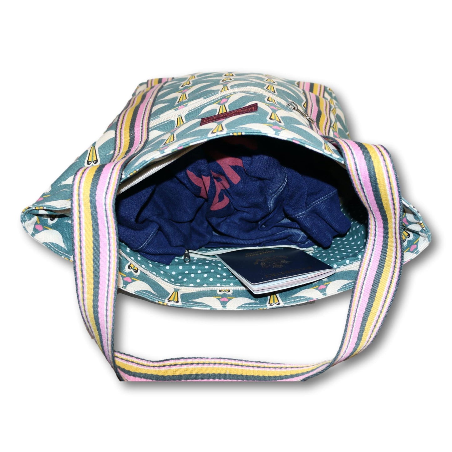 Striped Tote Pelican