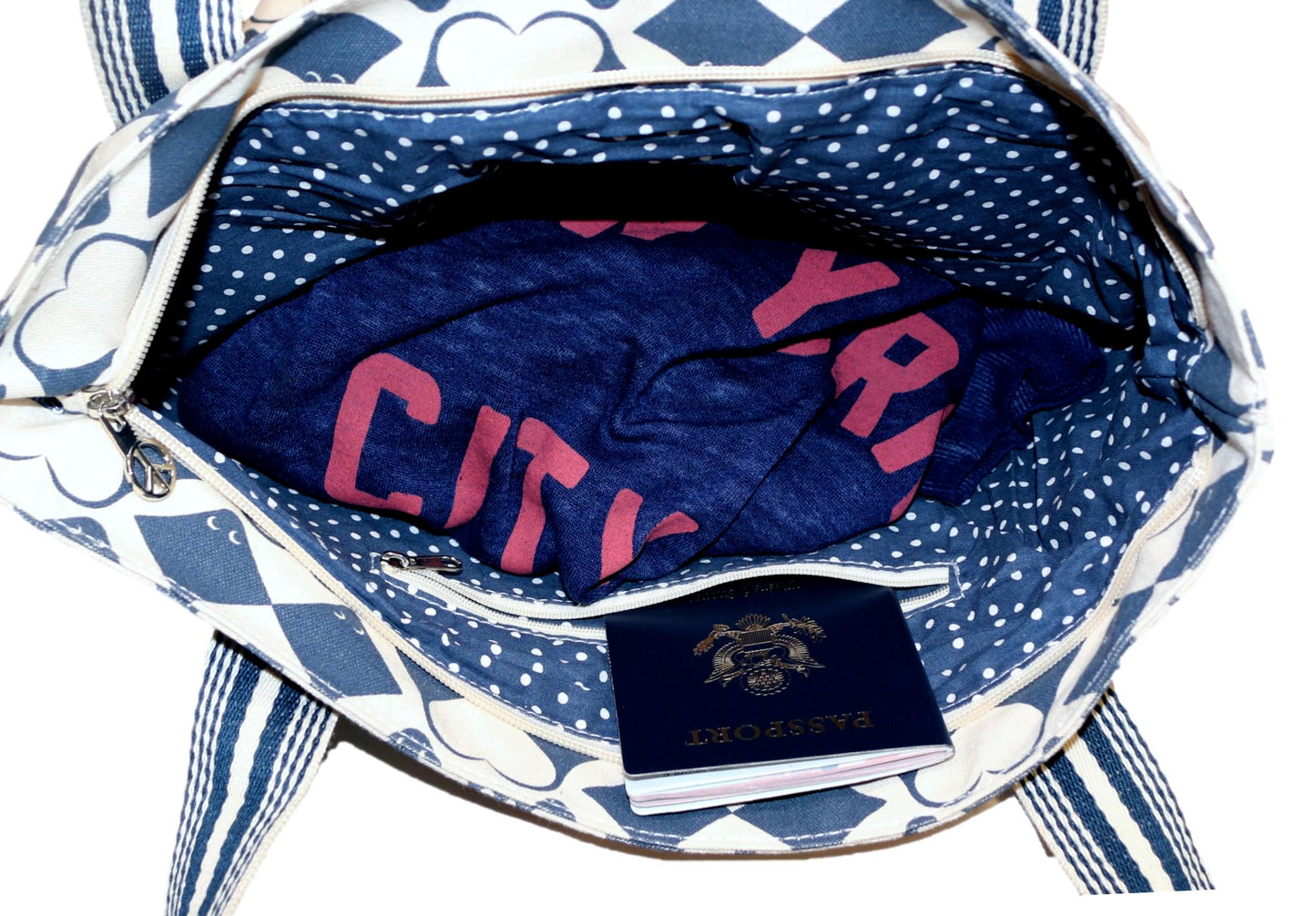 Striped Tote Stingray
