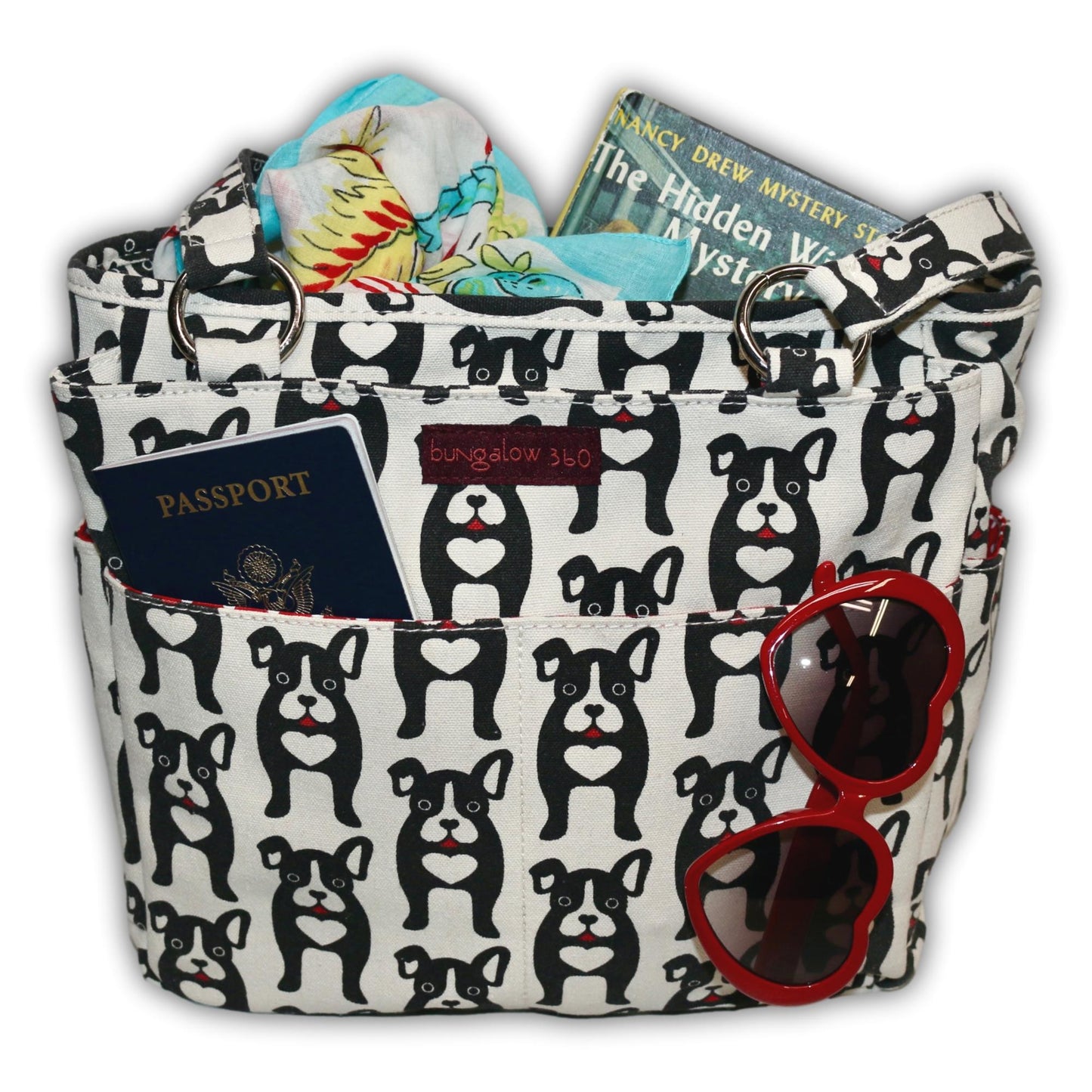 Pocket Bag Black Dog