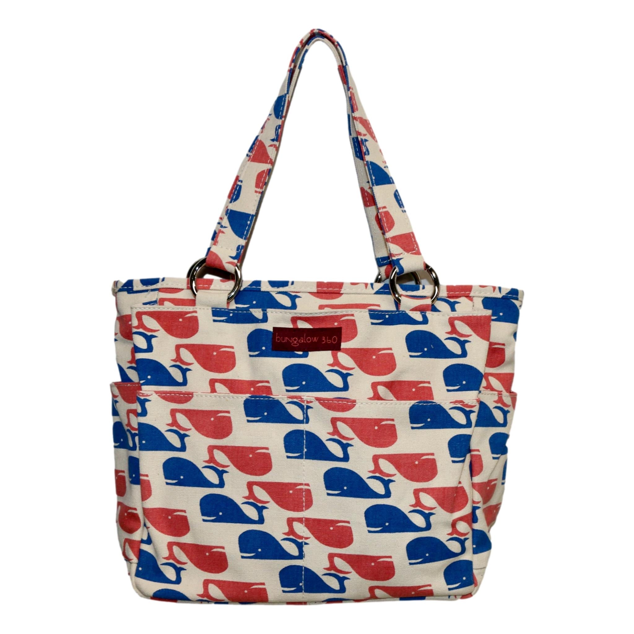 bungalow 360 mini backpack whale Pocket Bag Retro Whale