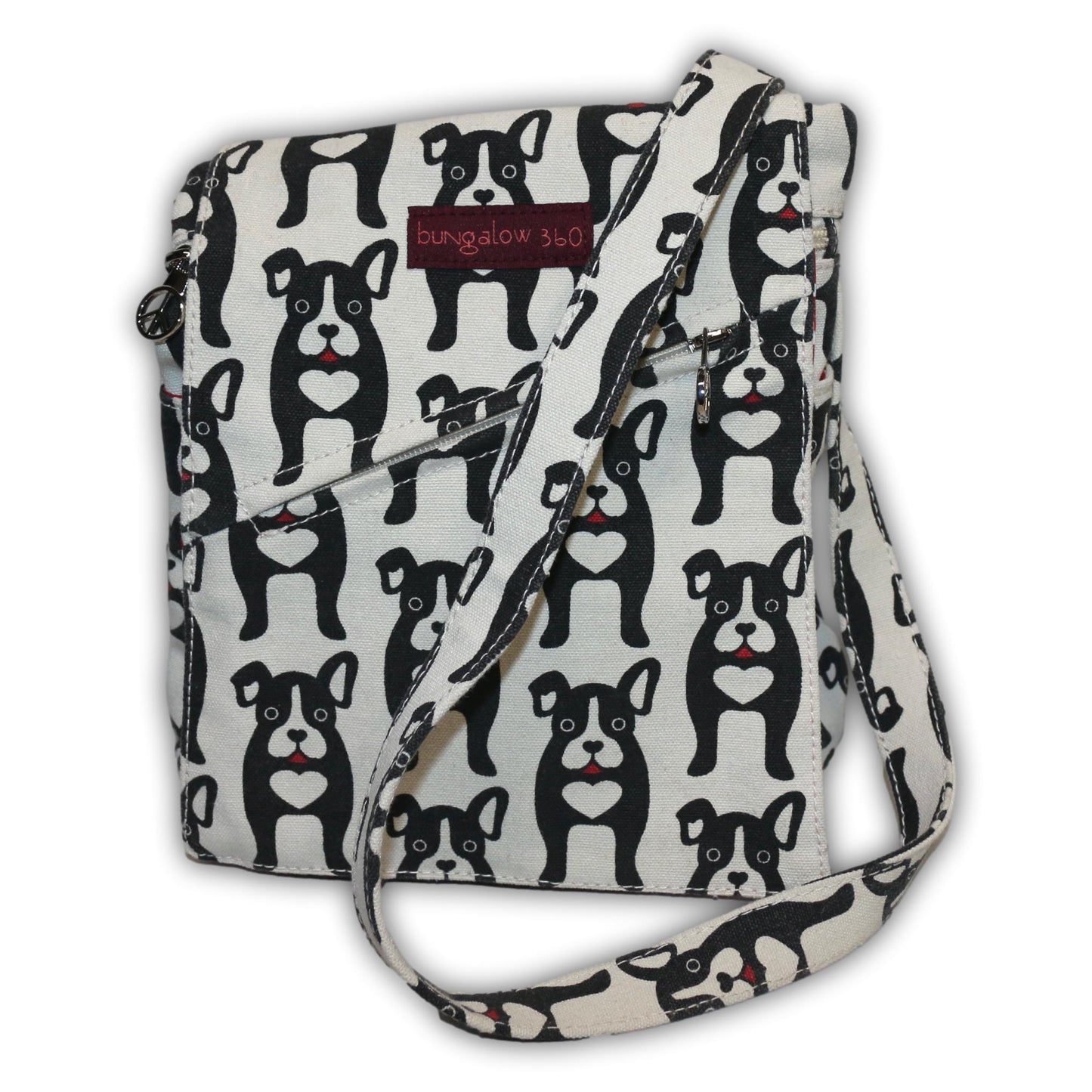 Small Messenger Bag Black Dog