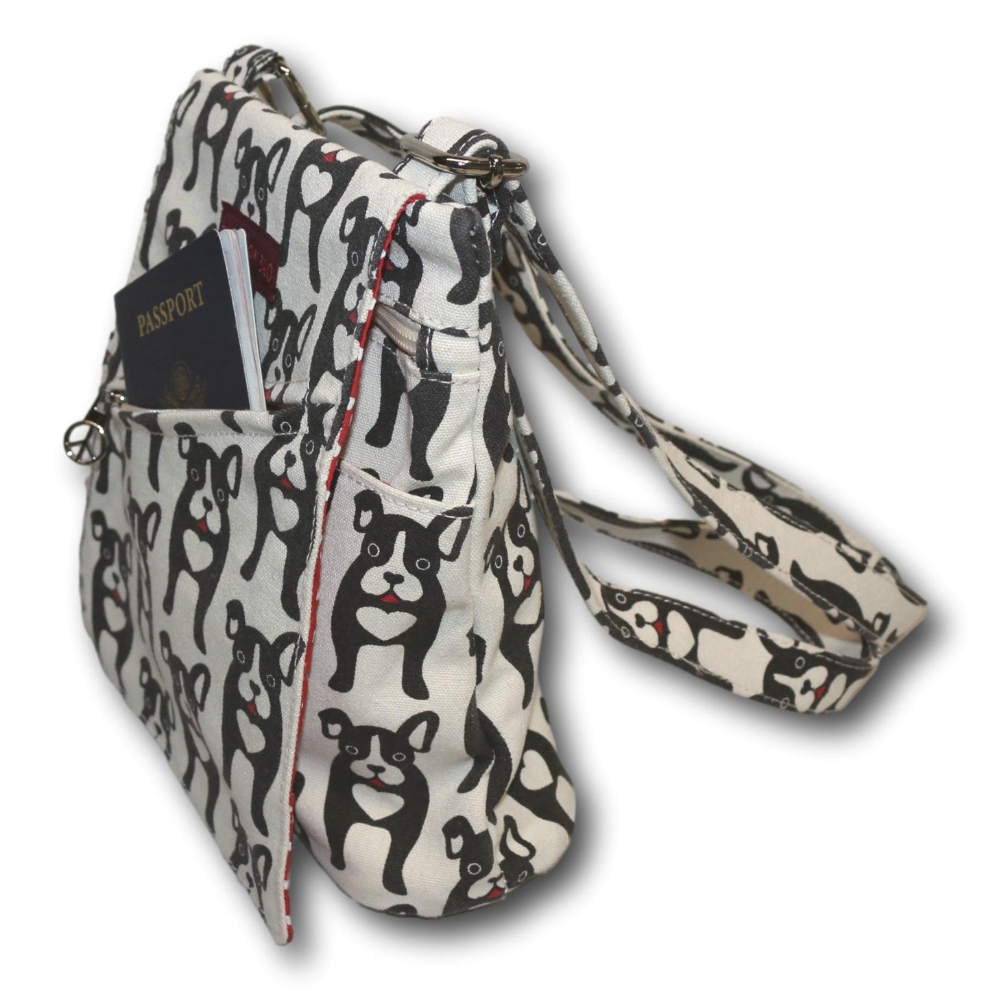 Small Messenger Bag Black Dog