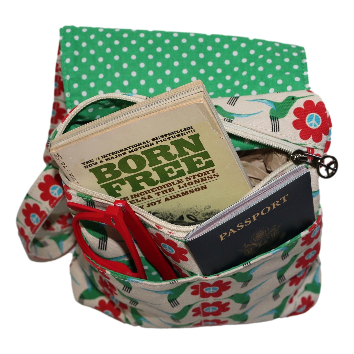 Small Messenger Bag Hummingbird