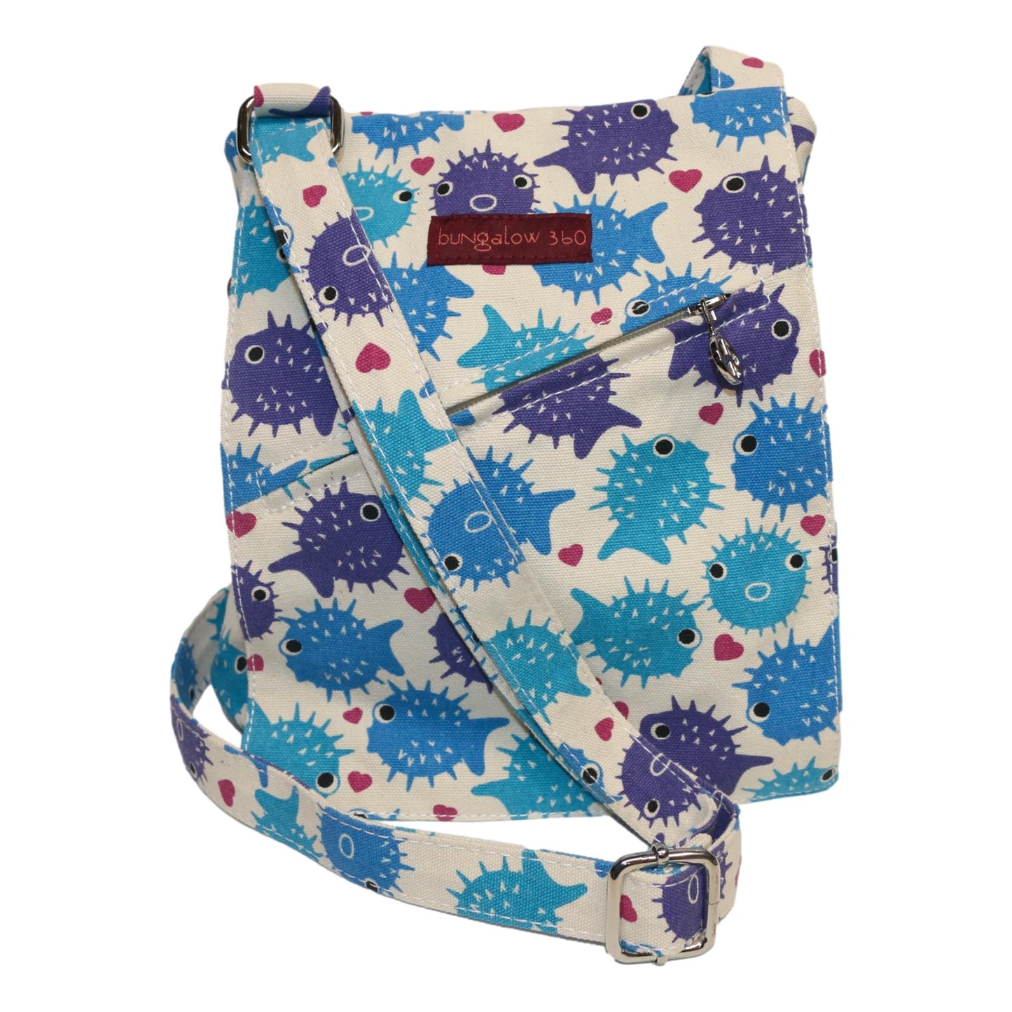 Small Messenger Bag Puffer Fish