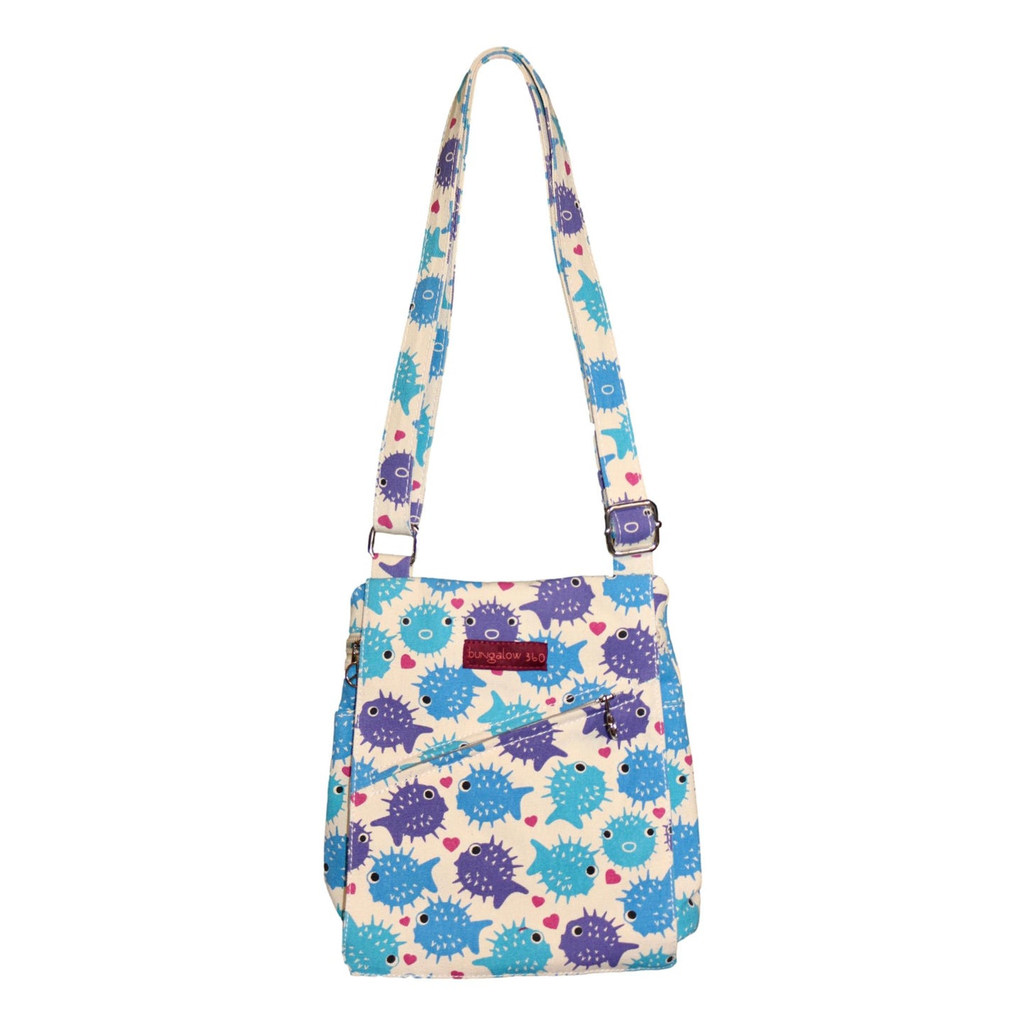 Small Messenger Bag Puffer Fish