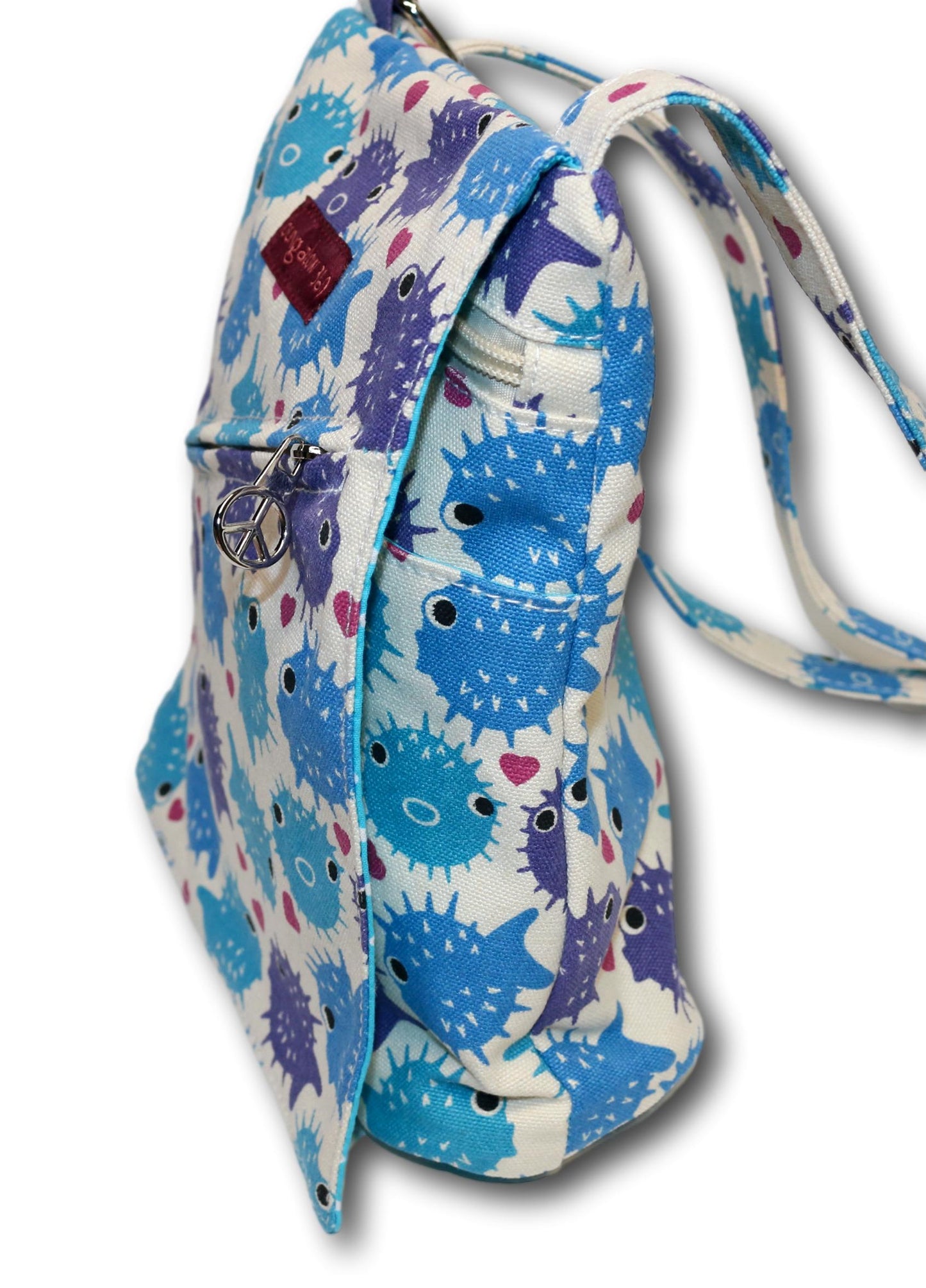 Small Messenger Bag Puffer Fish