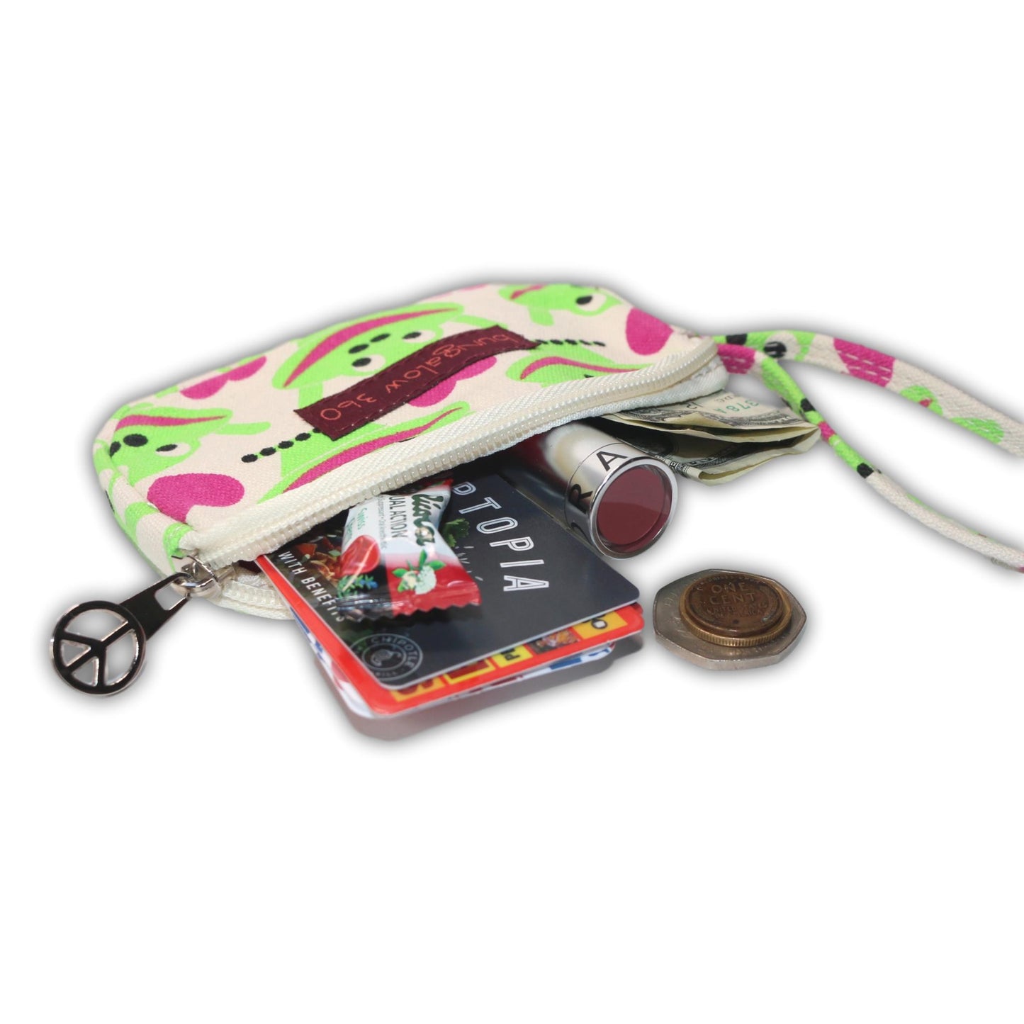 Clutch Coin Purse Alien Frog