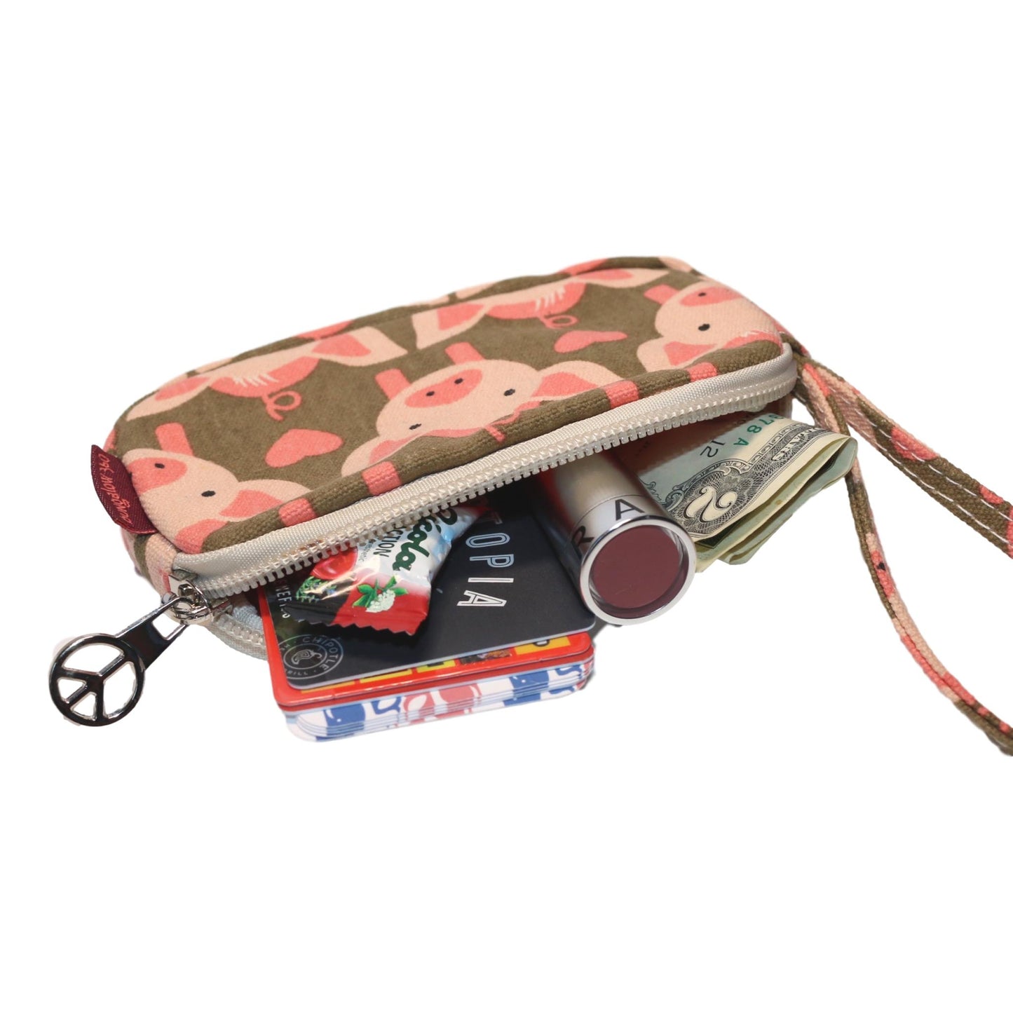 Clutch Coin Purse Pig