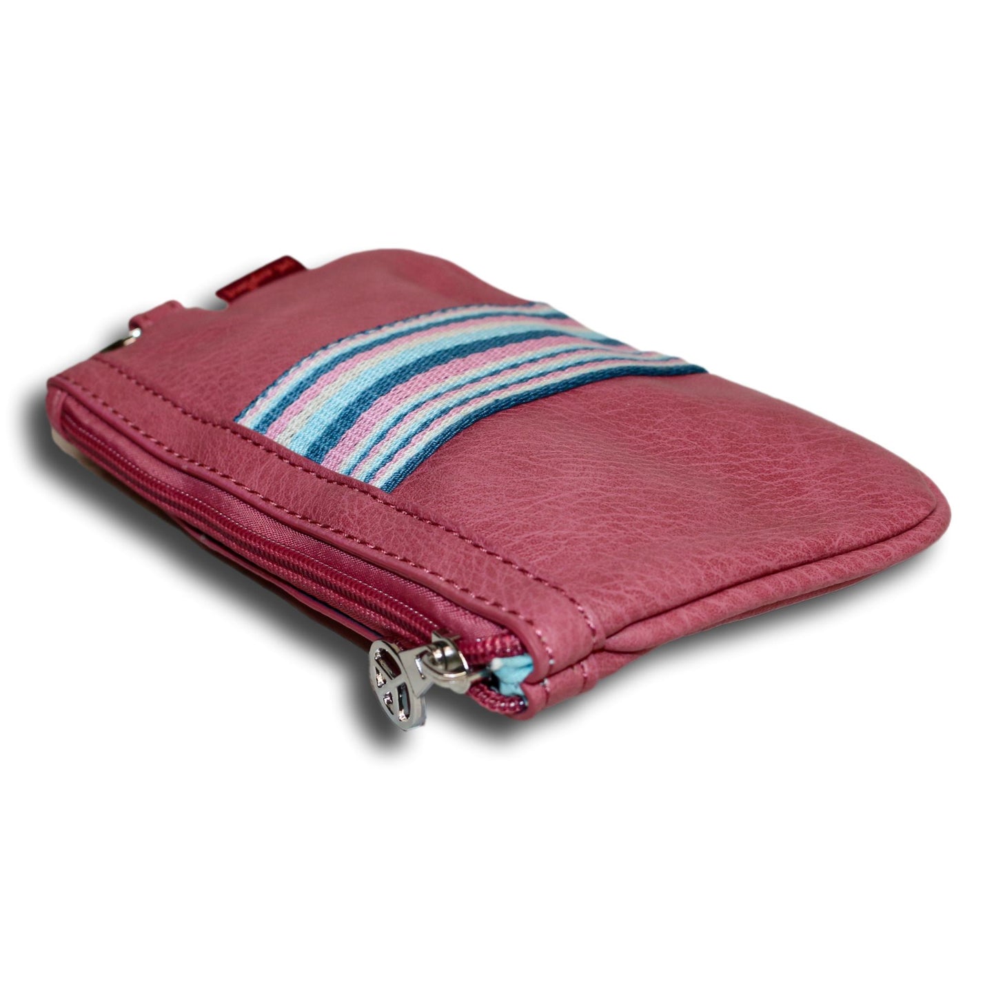Vegan Leather  Mini Pouch/Coin Purse Rose (Super Sale)