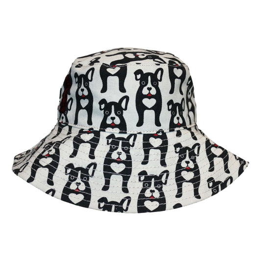 Beach Hat Black Dog