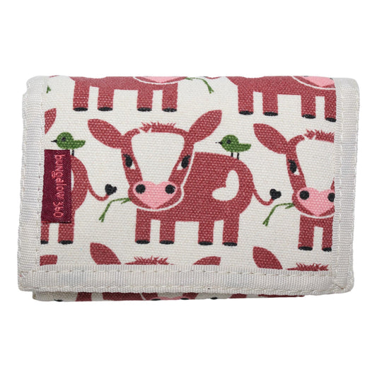 Tri Fold Wallet Cow