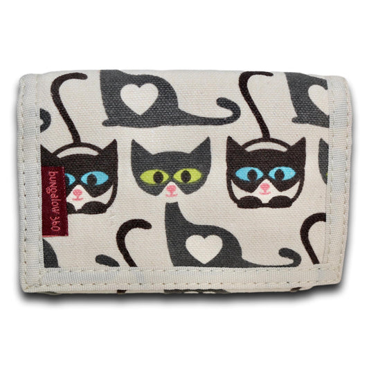 Tri Fold Wallet Cat