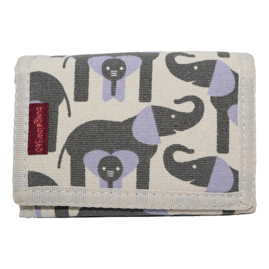 Tri Fold Wallet Elephant