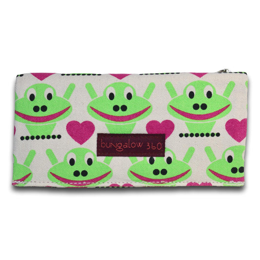 Vintage Velcro Wallet Alien Frog