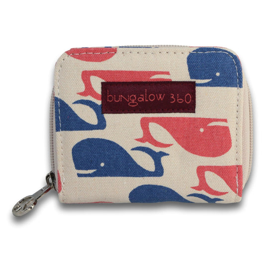 Bill Fold Wallet Retro Whale (SUPER SALE)