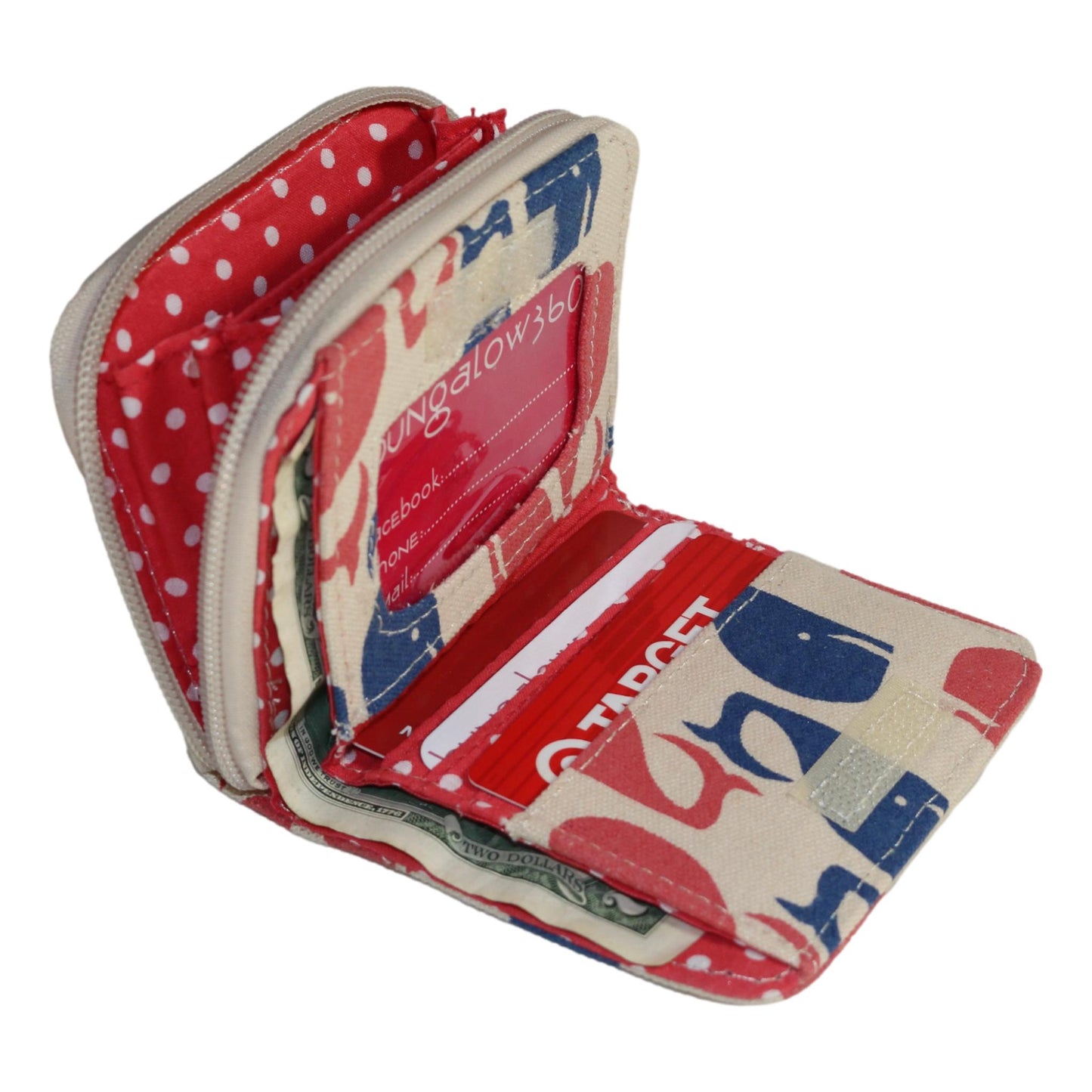 Bill Fold Wallet Retro Whale (SUPER SALE)