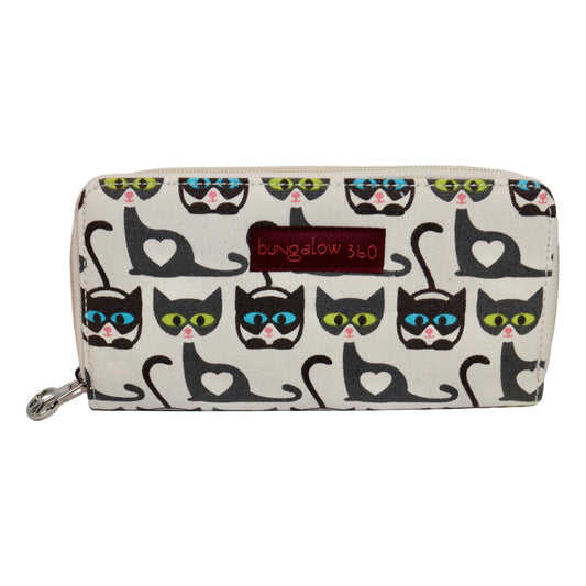 Zip Around Wallet Cat