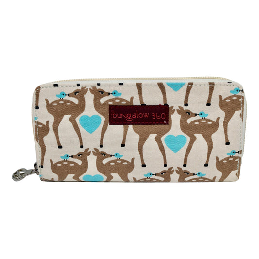 Zip Around Wallet Deer