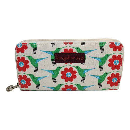 Zip Around Wallet Hummingbird