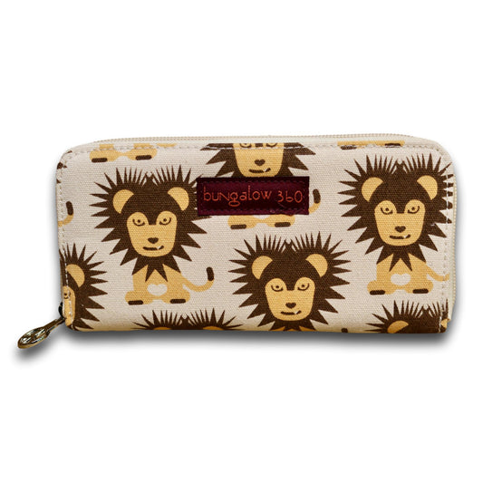 Zip Around Wallet Lion (Super Sale)