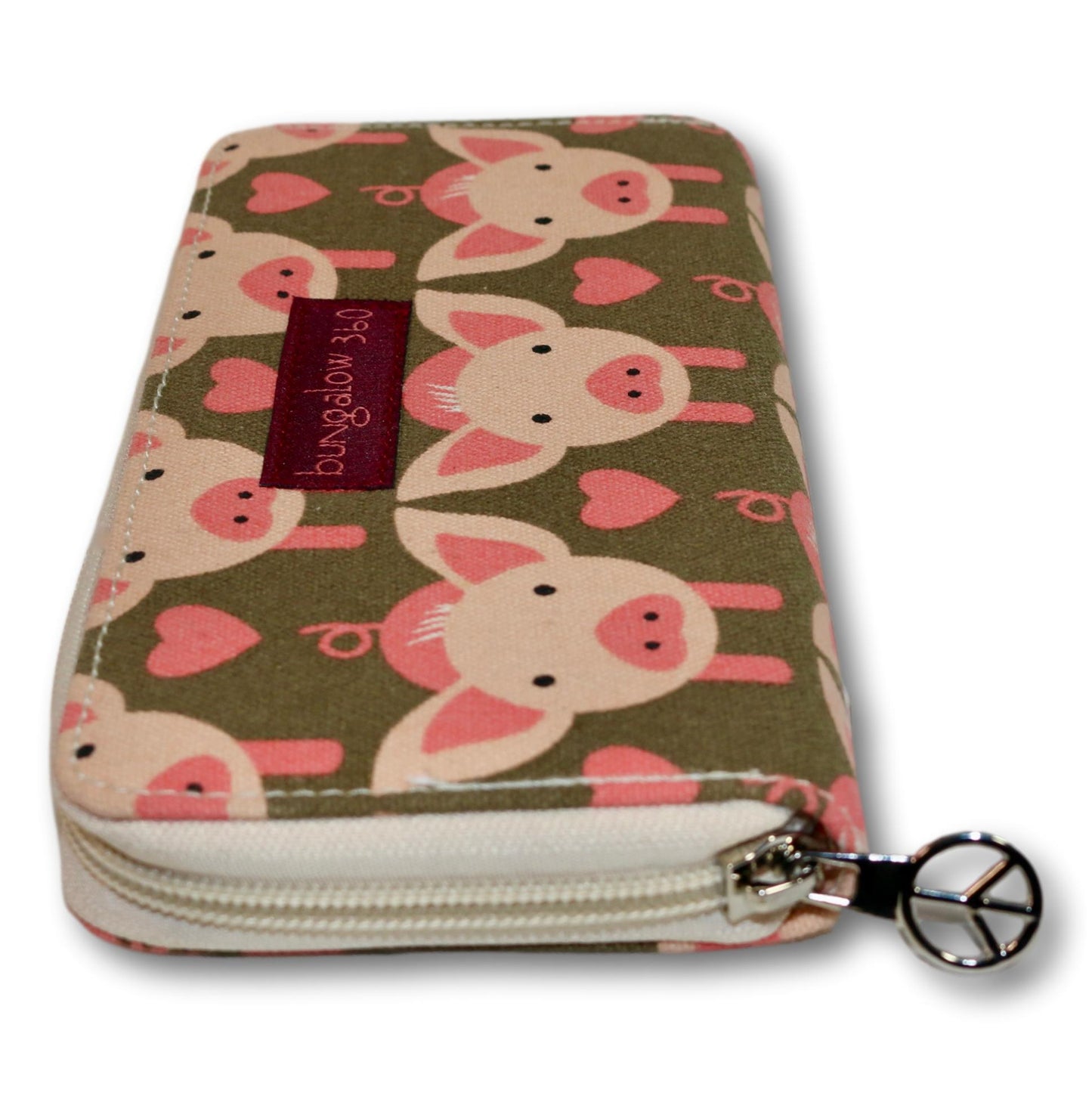 Zip Around Wallet Pig