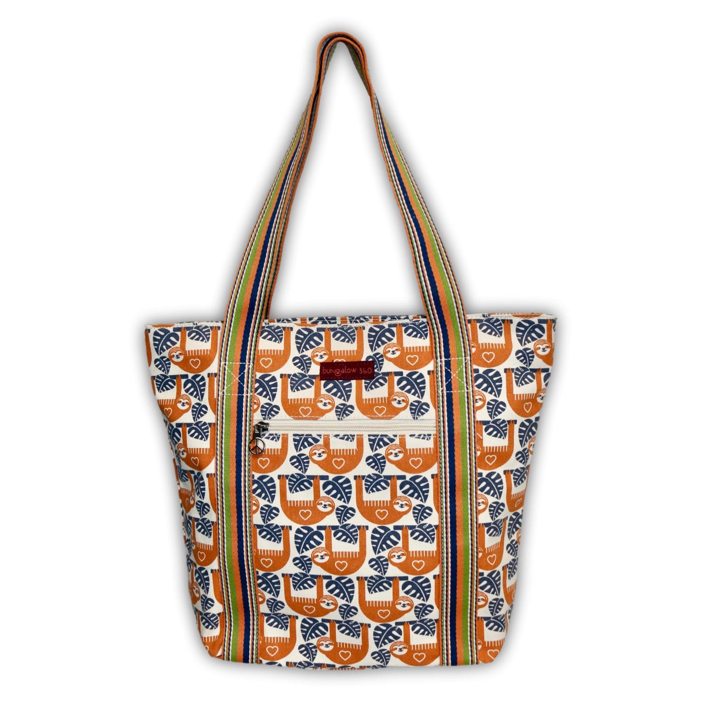 Striped Tote Sloth