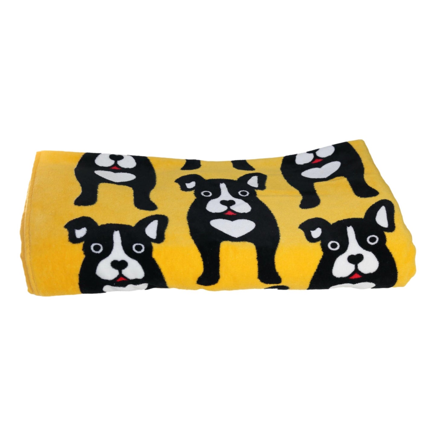 Beach Towel Black Dog