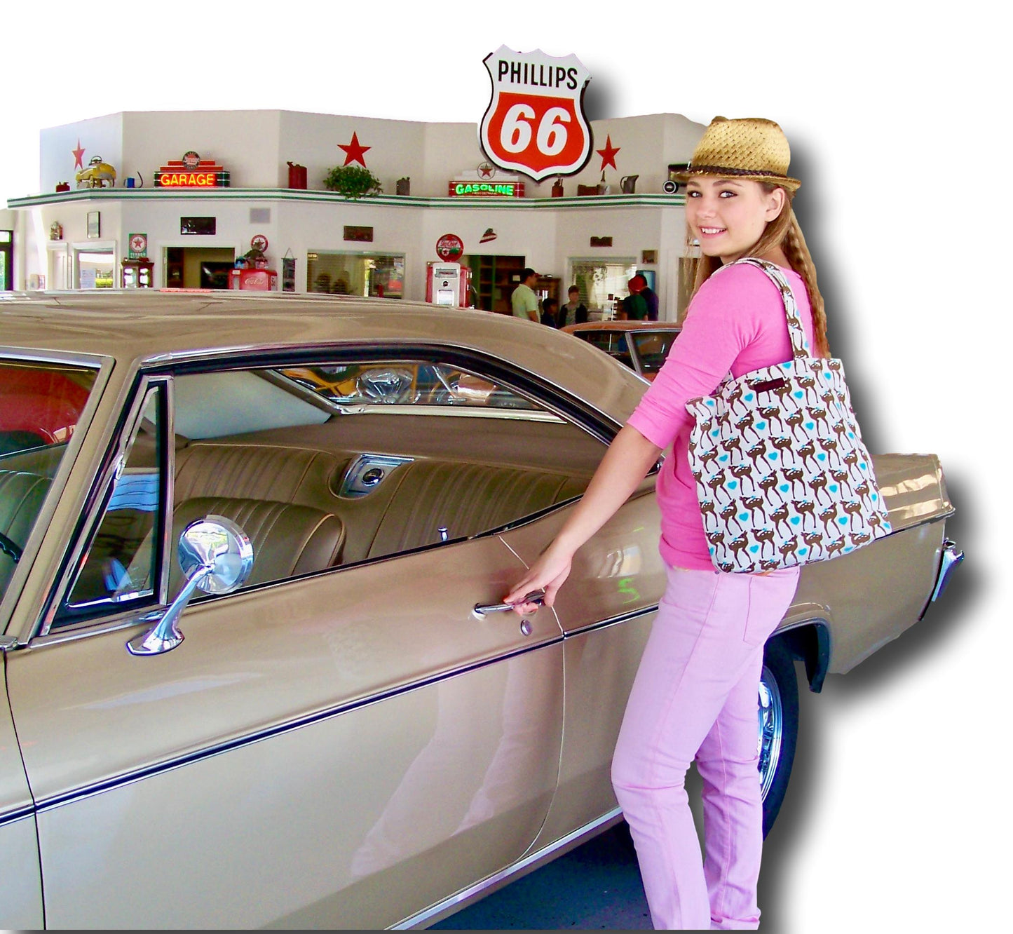 Reversible Tote Deer (Dime Store)