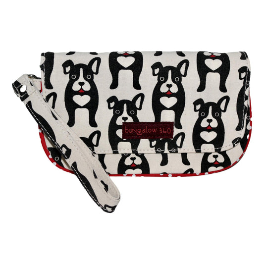 Wristlet Black Dog