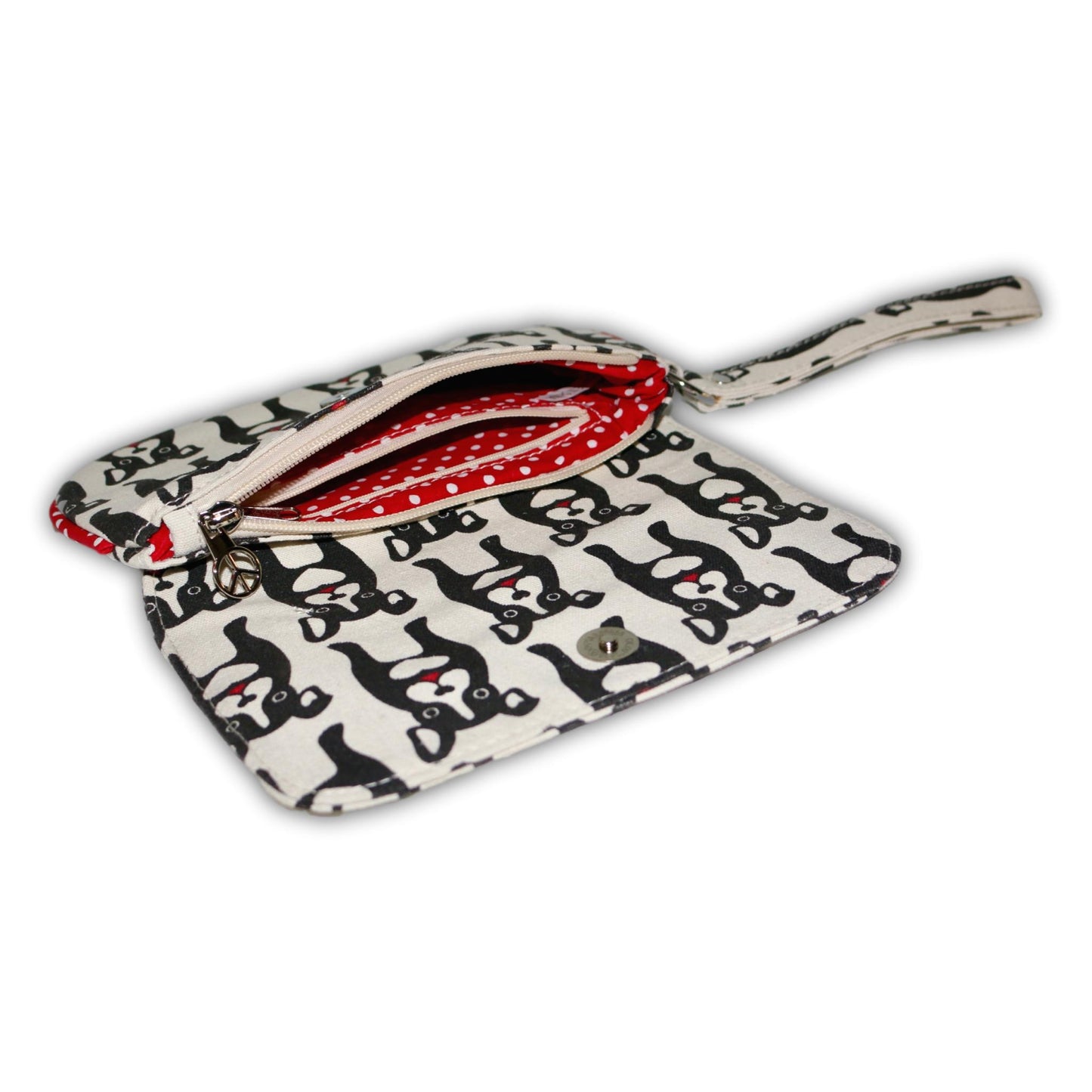 Wristlet Black Dog