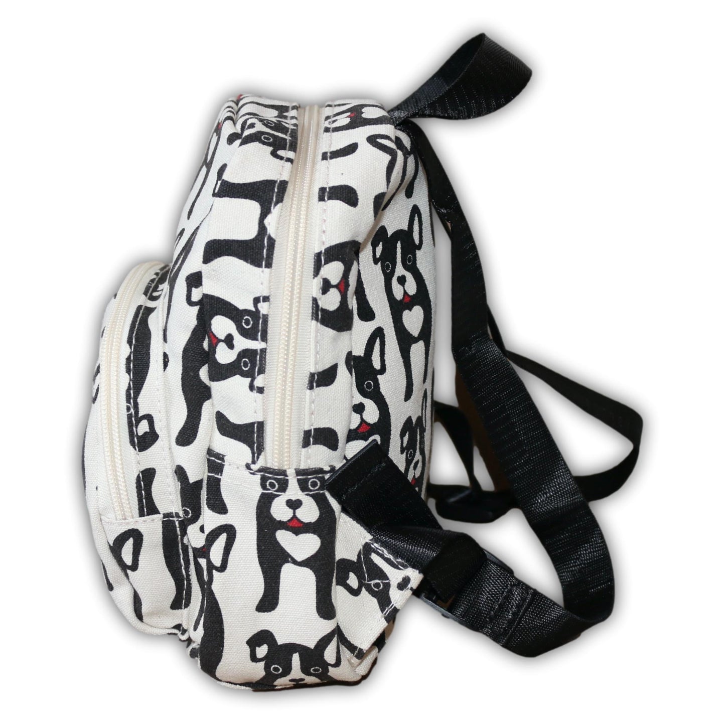 Kids TINY  Backpack Black Dog