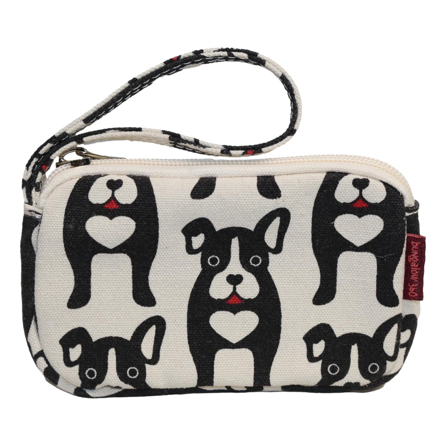 Clutch Coin Purse Black Dog