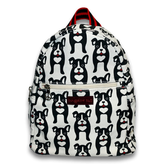 Adult Mini Backpack Black Dog