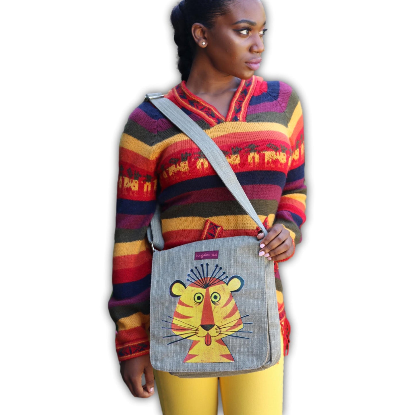Messenger Bag Rolly Crump Tiger (Dime Store)